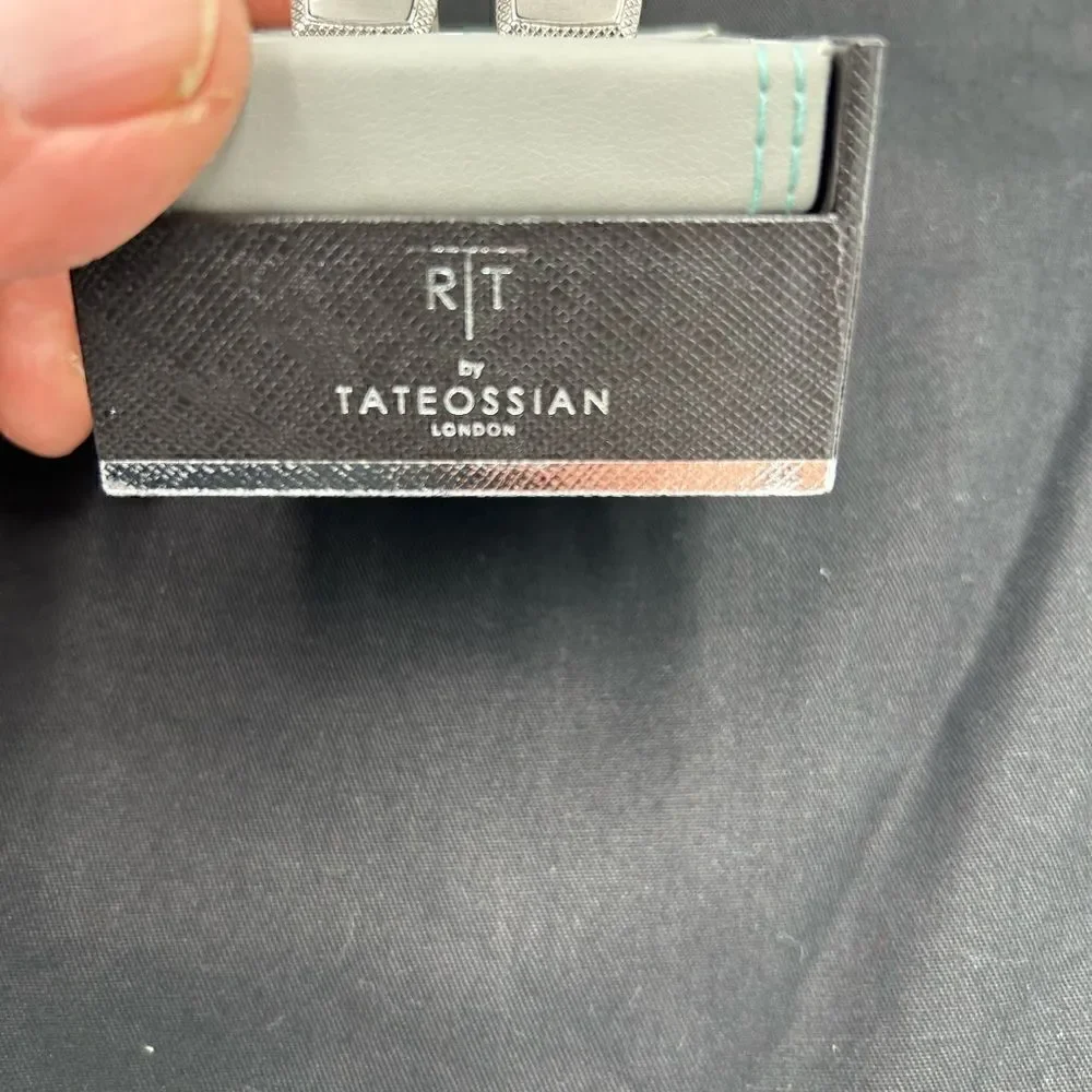 Men’s  Tateossian titanium cufflinks